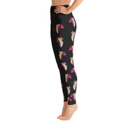 Funky Leaf Yoga Leggings - 57 Peaks